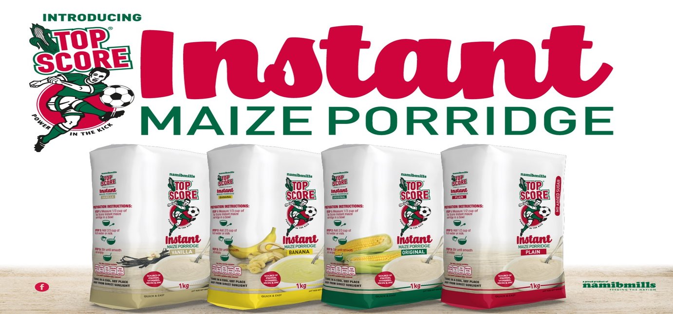 Namib Mills Launches New Instant Top Score Maize Porrdige