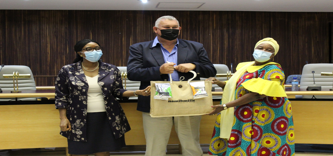 Namib Mills donates 7.5 metric tons of reCo products