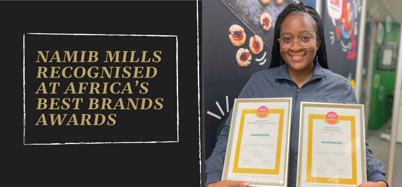 Namib Mills recognised at Africa’s Best Brands Awards